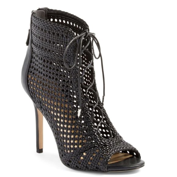 Sam Edelman Shoes - Sam Edelman Abbie Perforated Bootie Black